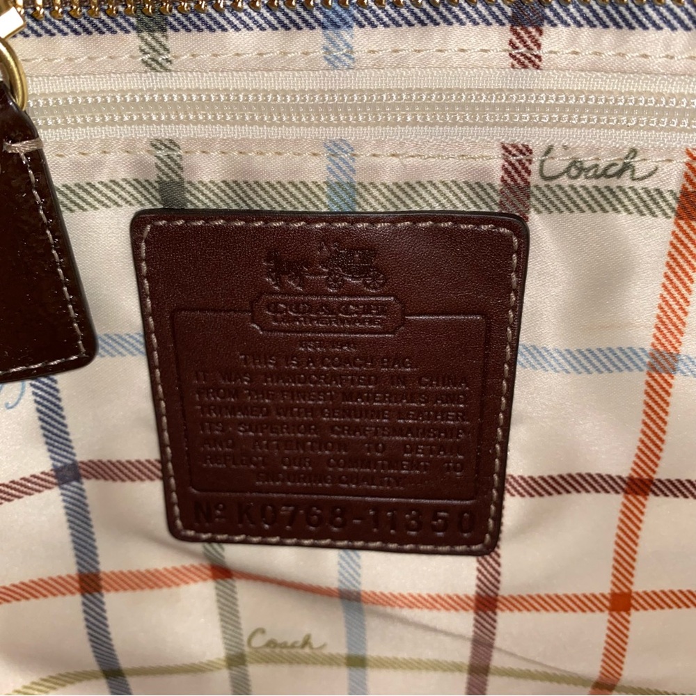 Coach Chelsea Heritage Signature Stripe Tote Bag - Picture 6 of 11